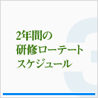 2年間の研修ローテートスケジュール